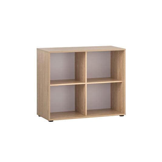 4er Regal in Eiche hell