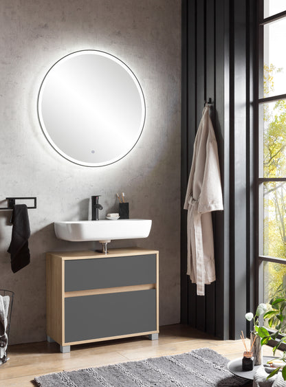 Millieubild des Waschbeckenunterschranks