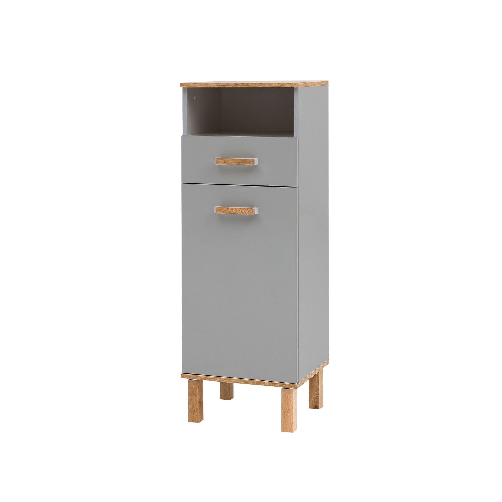  Highboard in platin/ eiche