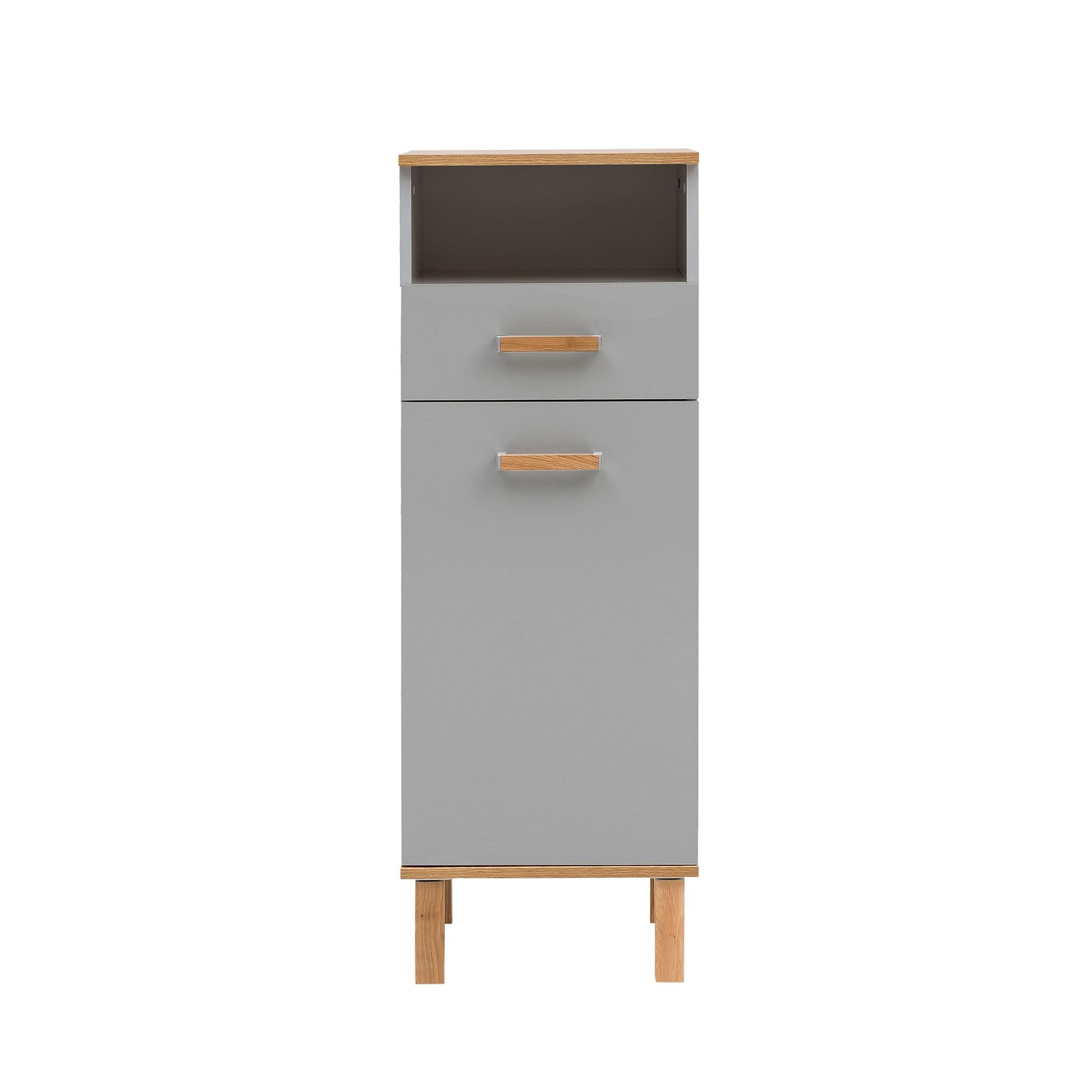 Highboard mit 1 Tür, 1 Schubkasten & 1 offenem Fach