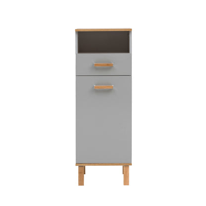 Highboard mit 1 Tür, 1 Schubkasten & 1 offenem Fach