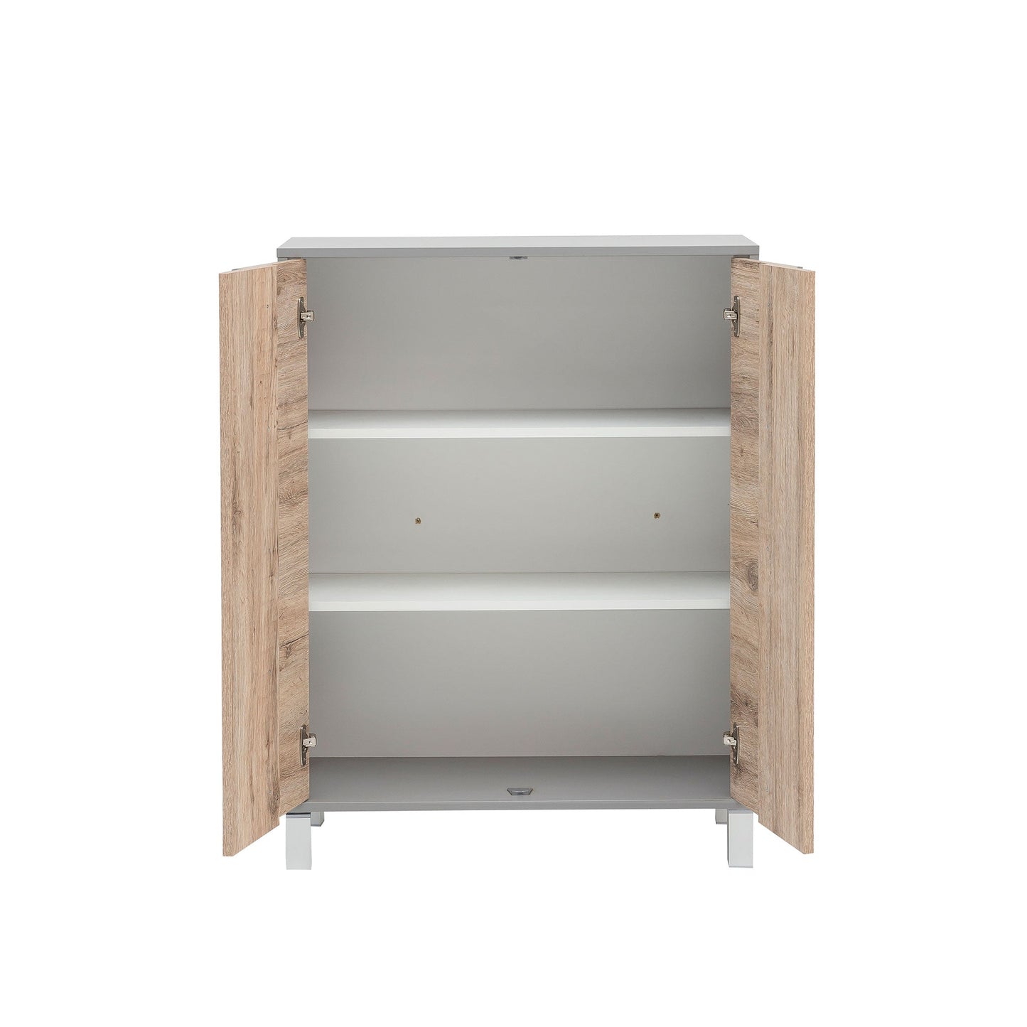  Kommode offen mit 2 Einlegeböden