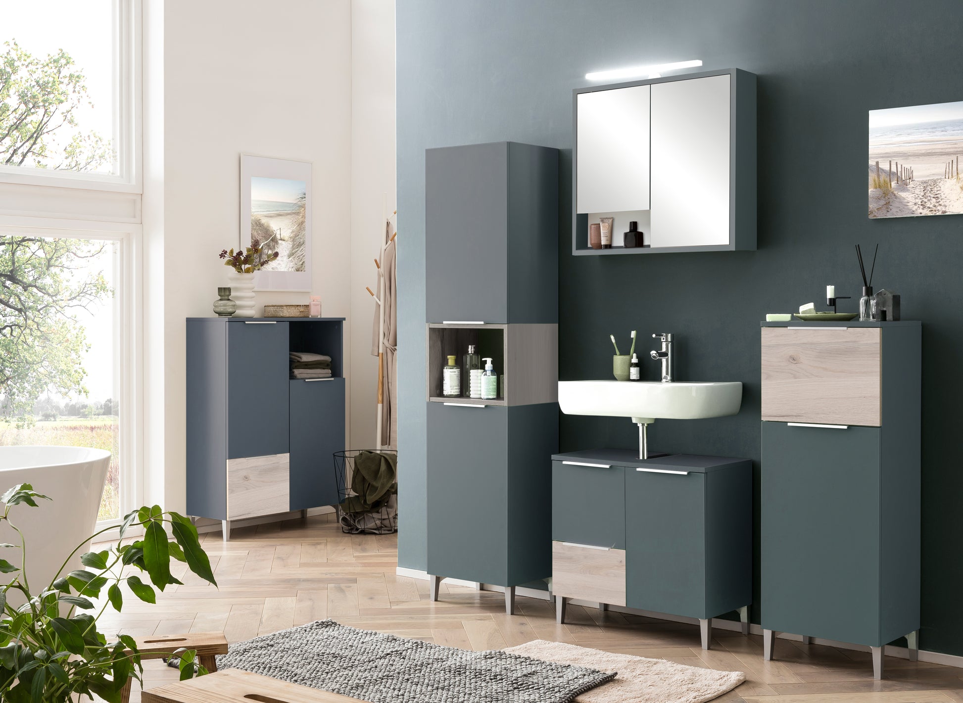 Badezimmermöbelset Svana in Fjord